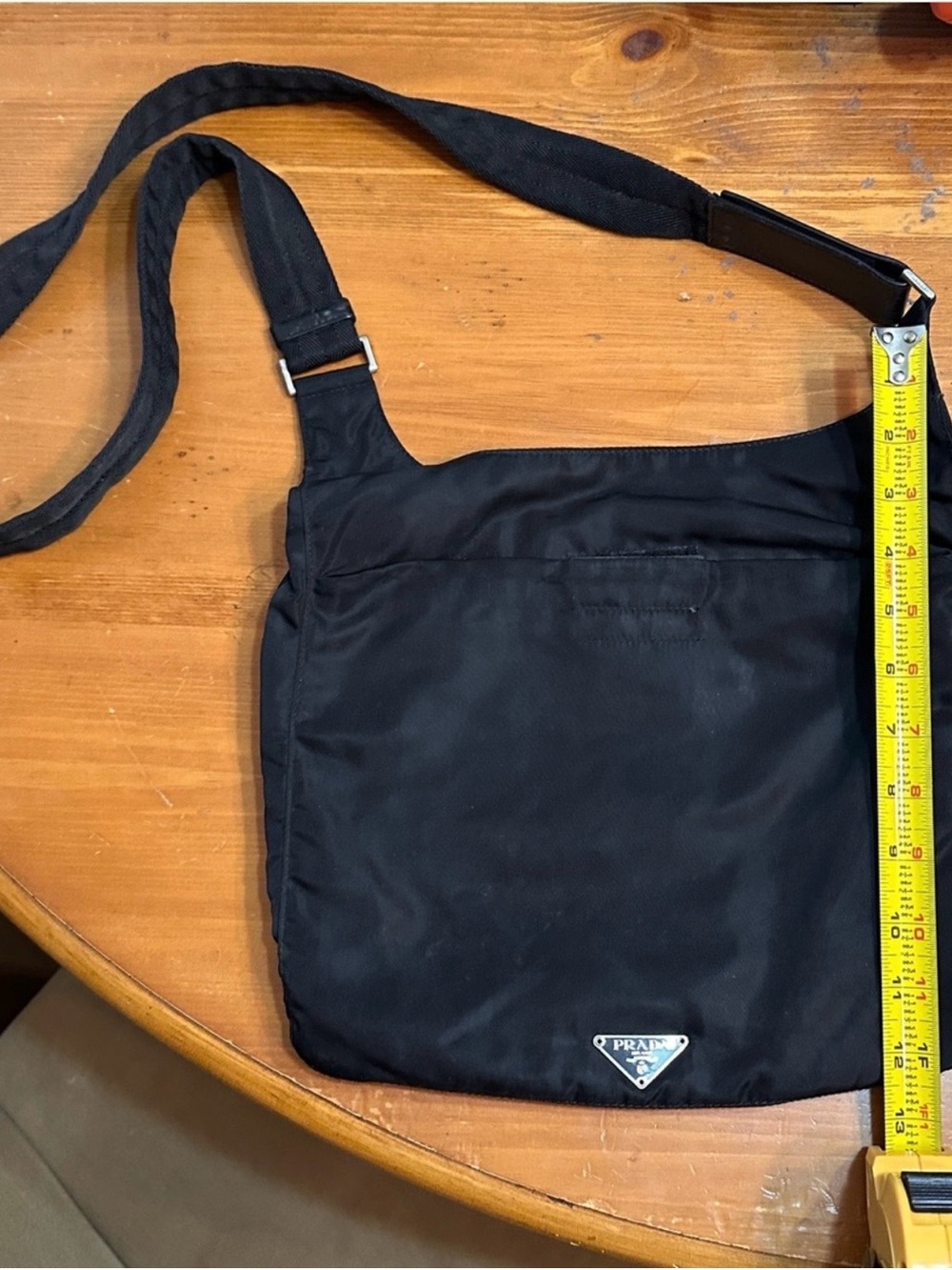 🖤 PRADA Black Tessuto Nylon Crossbody Bag • Made in Italy • Iconic Prada ✨